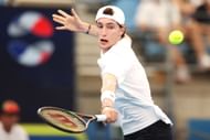 Ugo Humbert at the 2022 ATP Cup